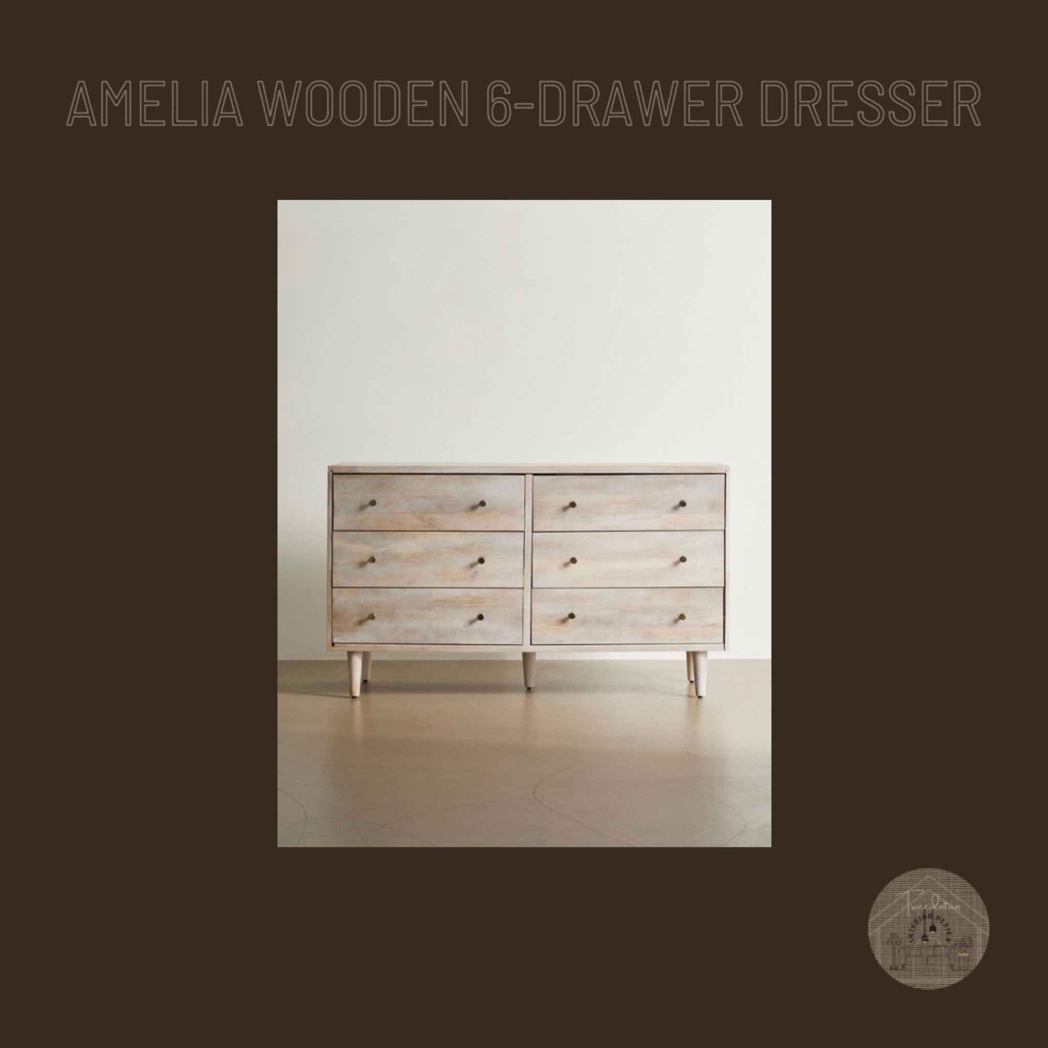 Amelia Wooden 6-Drawer Dresser 🤎

#LTKStyleTip #LTKHome #LTKSaleAlert