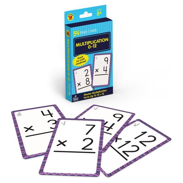 Multiplication 0 To 12 Flash Cards - by Carson Dellosa | Target