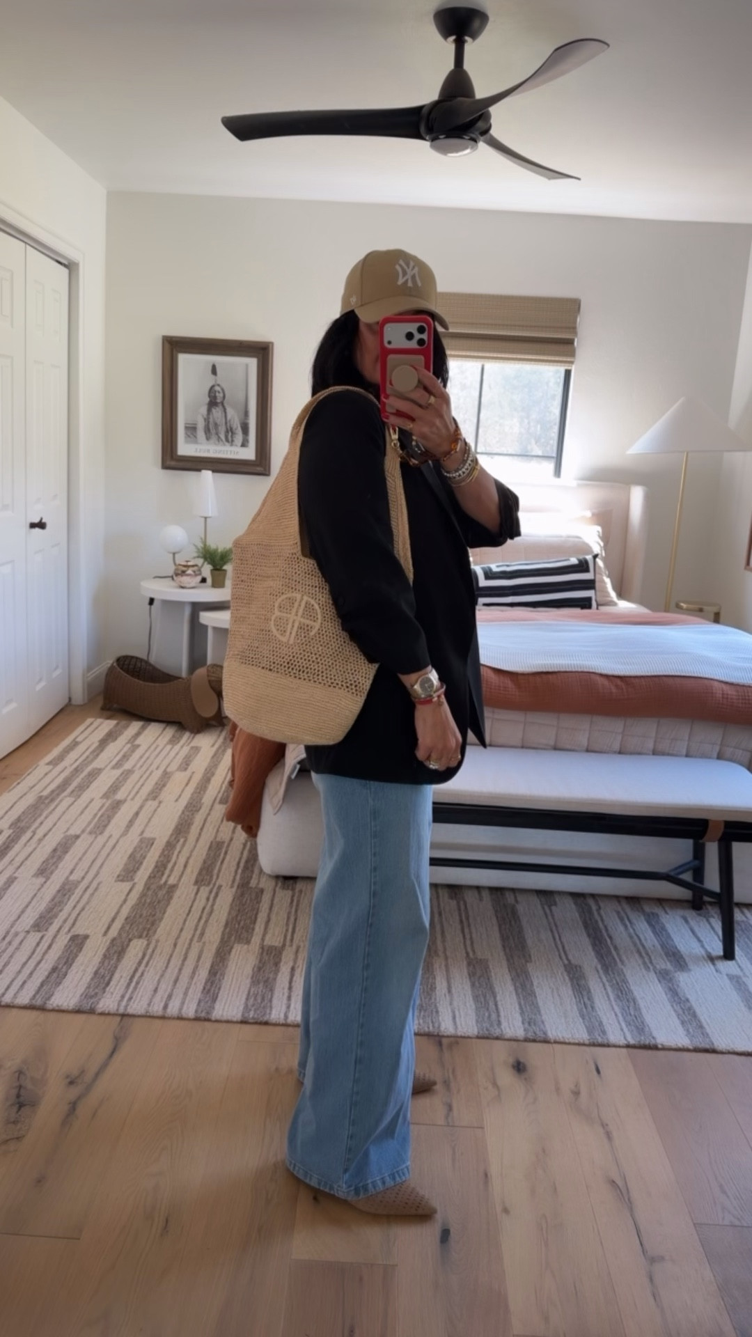 I’m a size 8 and did a size medium in the blazer and t-shirt. I’m in a size 8 in the jeans. If you are between sizes you can size down in the jeans. Shoes fit tts. 



#LTKWorkwear #LTKOver40 #LTKTravel