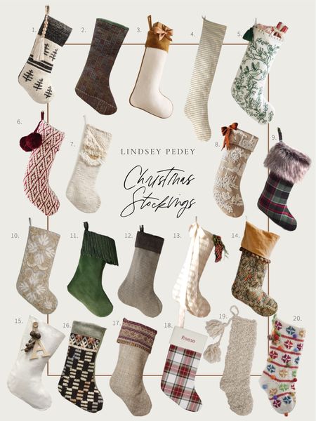 Christmas stockings for everyone! More linked over on lindseypedey.com! 

Anthropologie, Walmart, Wayfair, Christmas decor, holiday decor, stockings, mantle decor, Lulu and Georgia, mcgee and co 

#LTKHoliday #LTKstyletip #LTKunder100