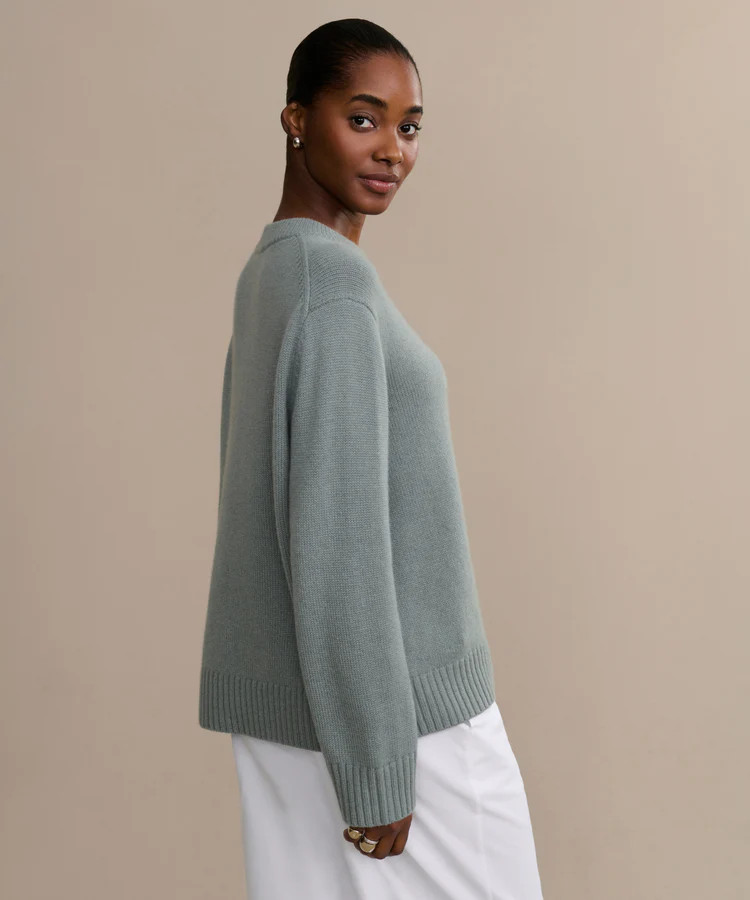 Cashmere Oversized Crewneck | Jenni Kayne