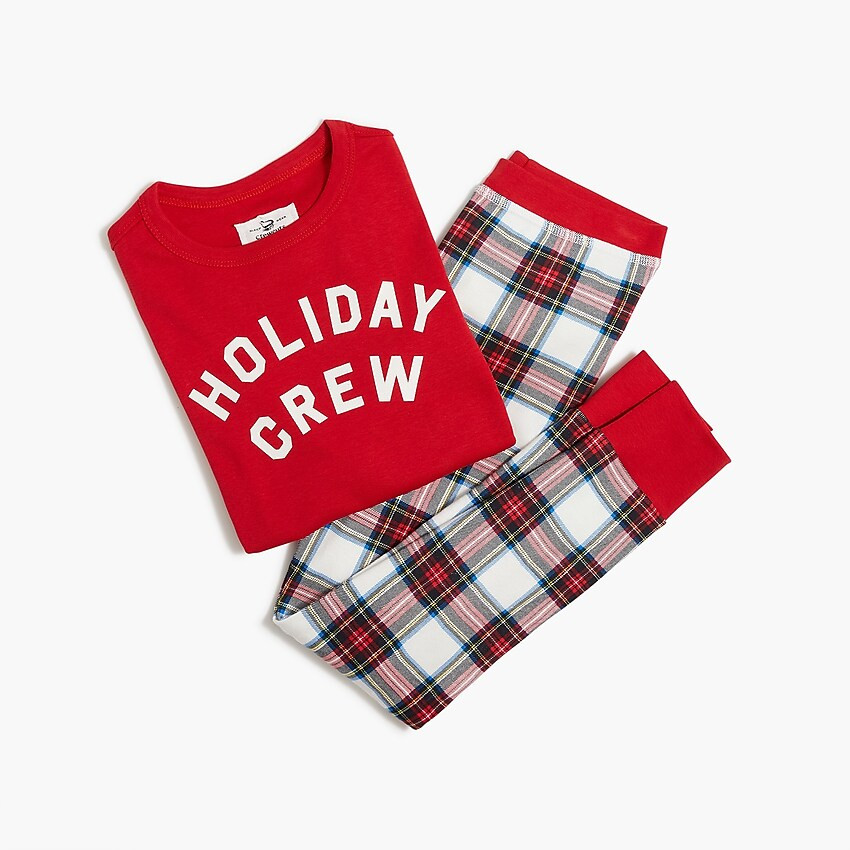 Kids' "holiday crew" pajama set | J.Crew Factory
