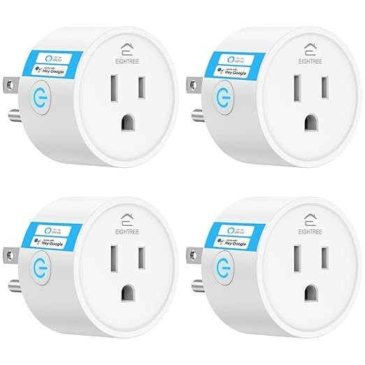 Smart Plug EIGHTREE, Alexa Smart Plugs That Work with Alexa and Google Home, Compatible with Smar... | Amazon (US)