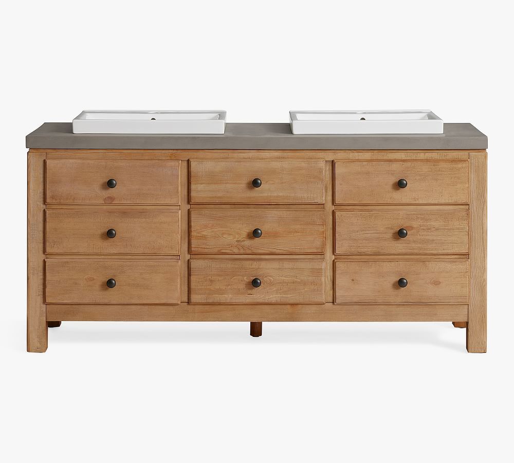 Mason 72" Double Sink Vanity | Pottery Barn (US)