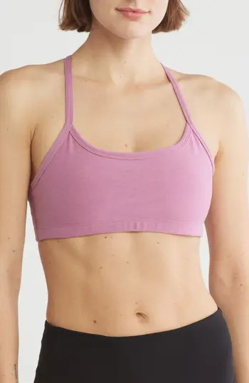 Beyond Yoga Space Dye Slim Racerback Sports Bra in Orchid Blossom Heather at Nordstrom Rack, Size X-Large | Nordstrom Rack