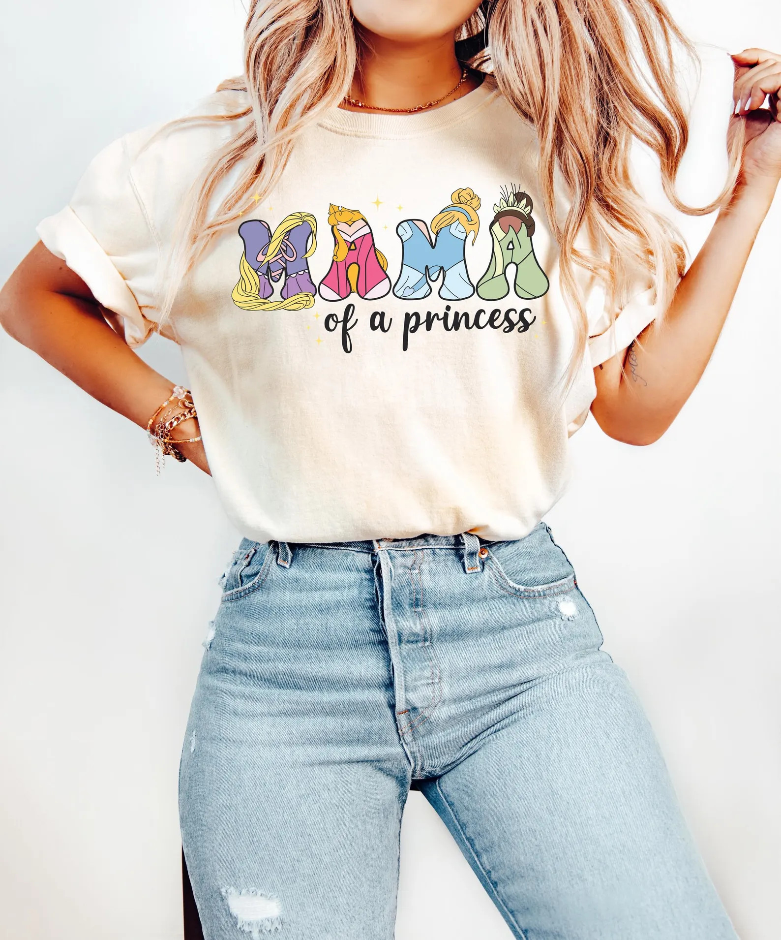 Mama of a My Princess Shirt, Favorite Disney Princess Calls Me Mama Shirt,Princess Mama Shirt,Pri... | Etsy (Global)