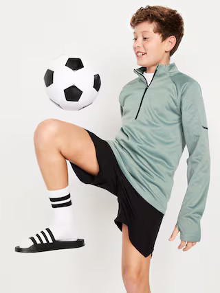 Go-Dry Quarter-Zip Soccer Pullover for Boys | Old Navy (US)