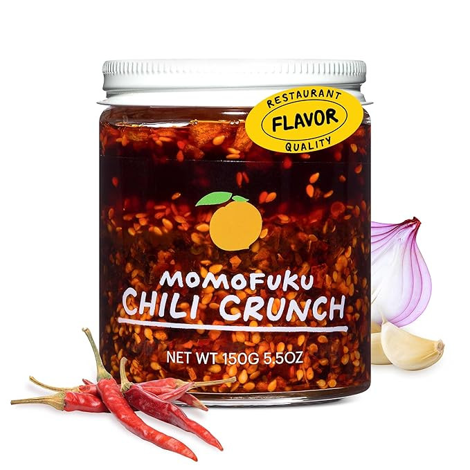 Momofuku Chili Crunch by David Chang, (5.5 Ounces), Chili Oil with Crunchy Garlic and Shallots, S... | Amazon (US)