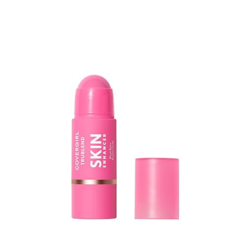 CoverGirl Trublend Skin Enhancer Blush Balm Stick, 230 Bubblegum Pop, Vegan Formula, Easy to Use, Glides on Effortlessly, Non-Greasy, Doesn't Crease, 0.21oz | Amazon (US)