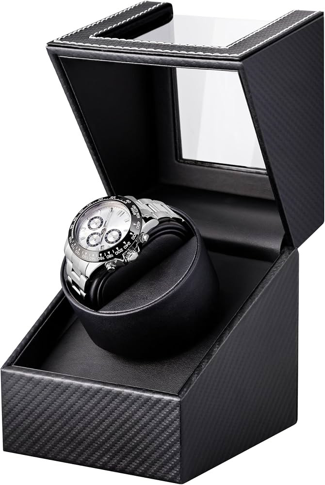 UnaMela Watch Winder for Automatic Watches: Automatic Single Watch Winder Box, Rotating Watch Cas... | Amazon (US)