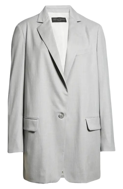 Fabiana Filippi Women's Oversize Wool Blazer in Grey at Nordstrom, Size 2 Us | Nordstrom