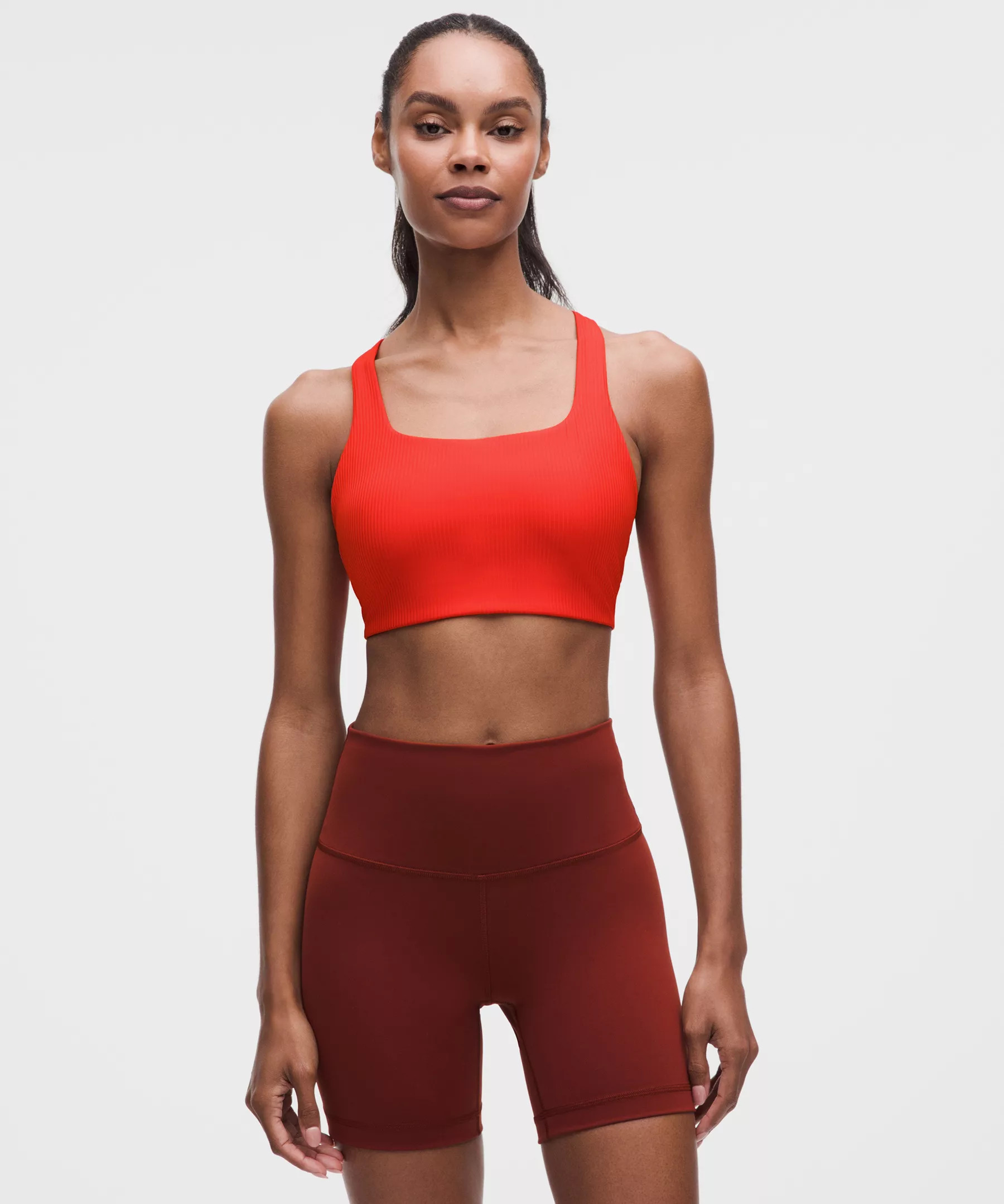 All-Time Hero Ribbed Sports Bra *Medium Support, B/C Cup | Women's Bras | lululemon | Lululemon (US)