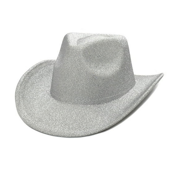 Aellinatey Breathable Sequins Cowgirls Hat for Woman Men Sunproof Cowboy Windproof Hat | Walmart (US)