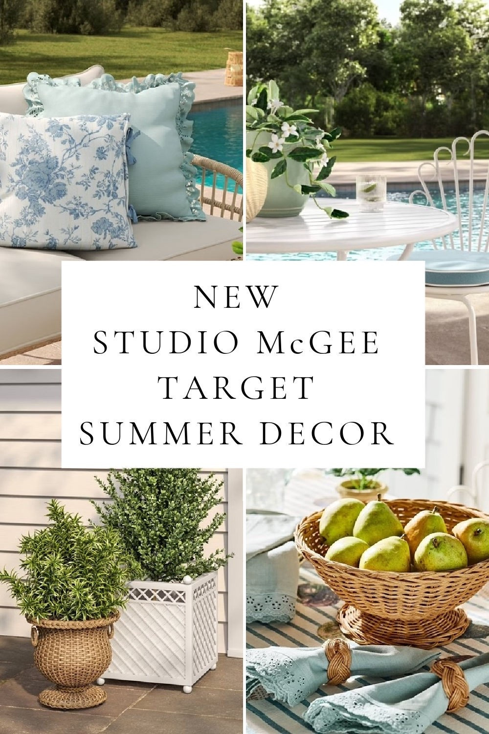 The new Studio McGee Target 2026 summer decor collection is now available online and in select stores, including outdoor furniture, planters, rugs, summer wreaths, lighting, umbrellas, porch and patio decor ideas, table decor, summer home decor ideas, and more -- here are a few of the most popular pieces from the new release 



#LTKSeasonal #LTKHome #LTKSaleAlert