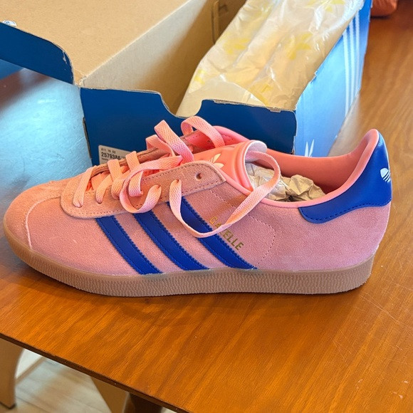 Adidas Gazelle in Pink and Blue | Poshmark