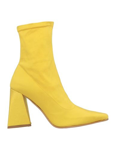 Times Woman Ankle boots Yellow Size 9 Textile fibers | YOOX (US)