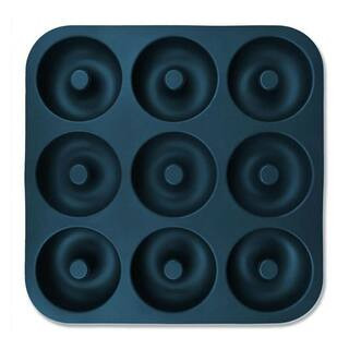 Large Series 9-Cavity Round Silicone Non-Stick Doughnut Pan Food Grade Silicone Donut Pan with Easy Release | The Home Depot