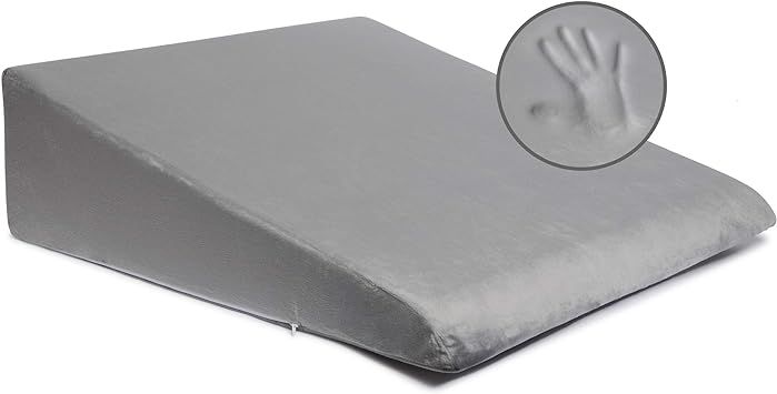 Milliard Bed Wedge Pillow with Memory Foam Top -Helps with Acid Reflux and Gerds, Reduce Neck and... | Amazon (US)