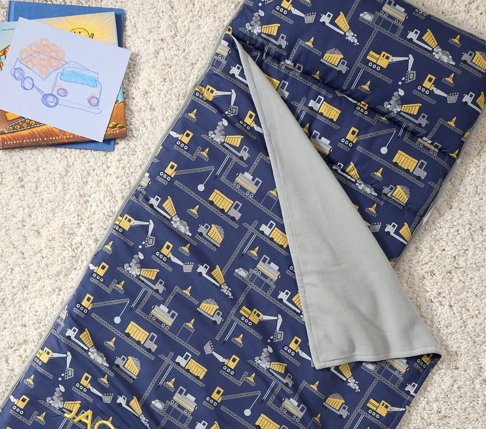 Navy Construction Mackenzie Nap Mat | Pottery Barn Kids