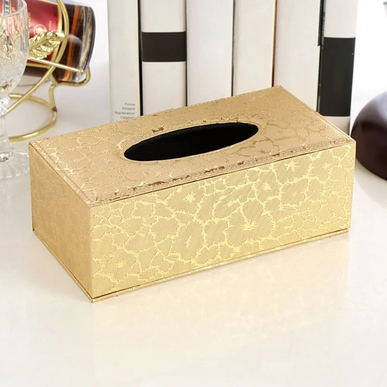 1 Pc Tissue Box Cover Rectangle,Tissues Box Holder Modern Rectangular Facial Paper Towels Organiz... | Walmart (US)