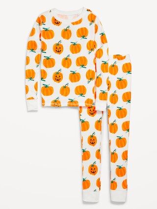 Matching Gender-Neutral Printed Snug-Fit Pajama Set for Kids | Old Navy (CA)