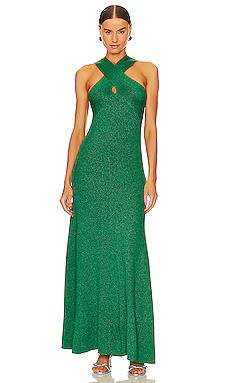 Le Superbe Take It To The Maxi Dress in Green Shine from Revolve.com | Revolve Clothing (Global)
