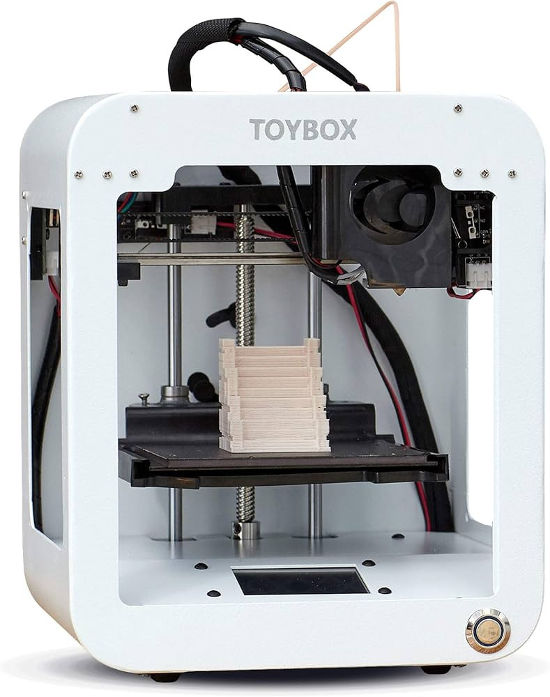Toybox 3D 1-Touch Kid-Friendly Childrens Toy Printer and 1 Coconut Printer Food Starter Bundle | Amazon (US)