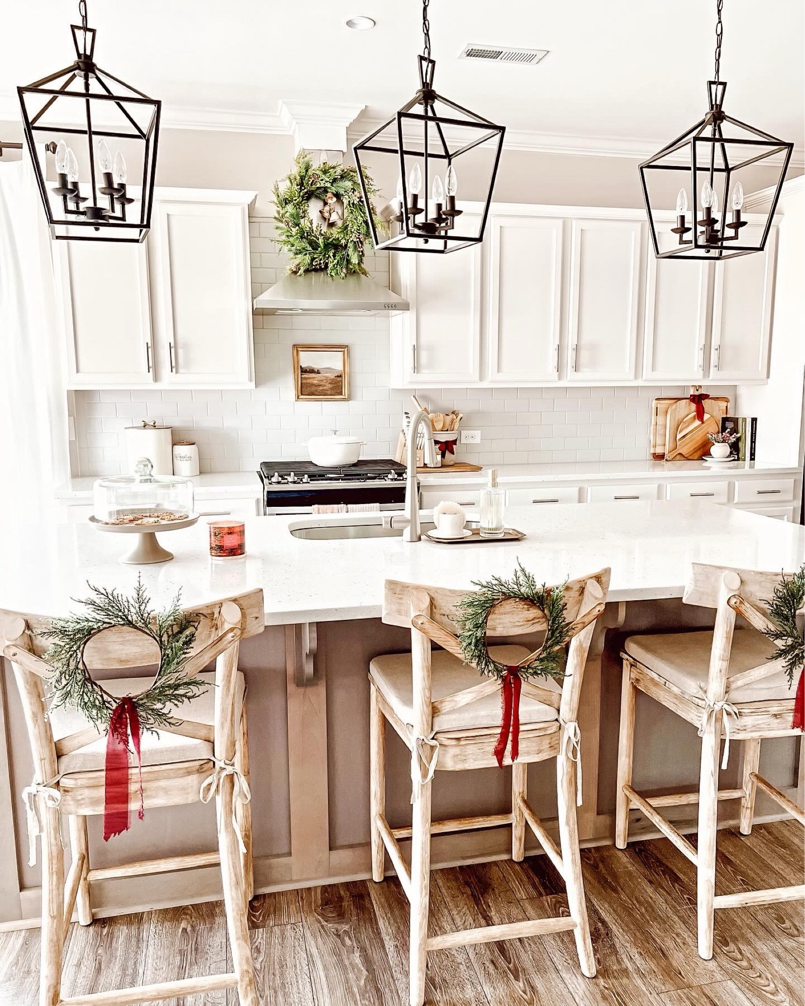 Nothing beats a festive kitchen! 

I love adding little wreaths on the back of the chairs and the chiffon ribbon is to die for! 


Shop the look!



 #WinterDecor
- #ChristmasDecor
- #HolidayHome
- #CozyChristmas
- #DeckTheHalls
- #WinterWonderland
- #FestiveVibes
- #ChristmasMagic
- #JoyfulDecor
- #MerryandBright
- #HolidayCheer
- #SeasonalDecor
- #ChristmasSpirit
- #HolidayKitchen
- #KitchenDecor

#LTKHoliday #LTKSeasonal #LTKCyberWeek