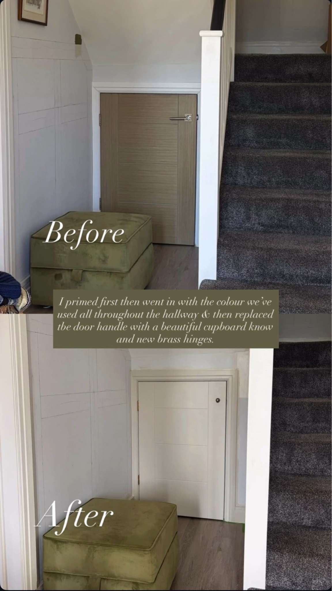 Entryway Makeover Progress! ✨🫒

#LTKuk #LTKhome