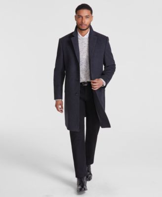 Men's Classic-Fit Wool Cashmere Blend Kavon Overcoat | Macy's