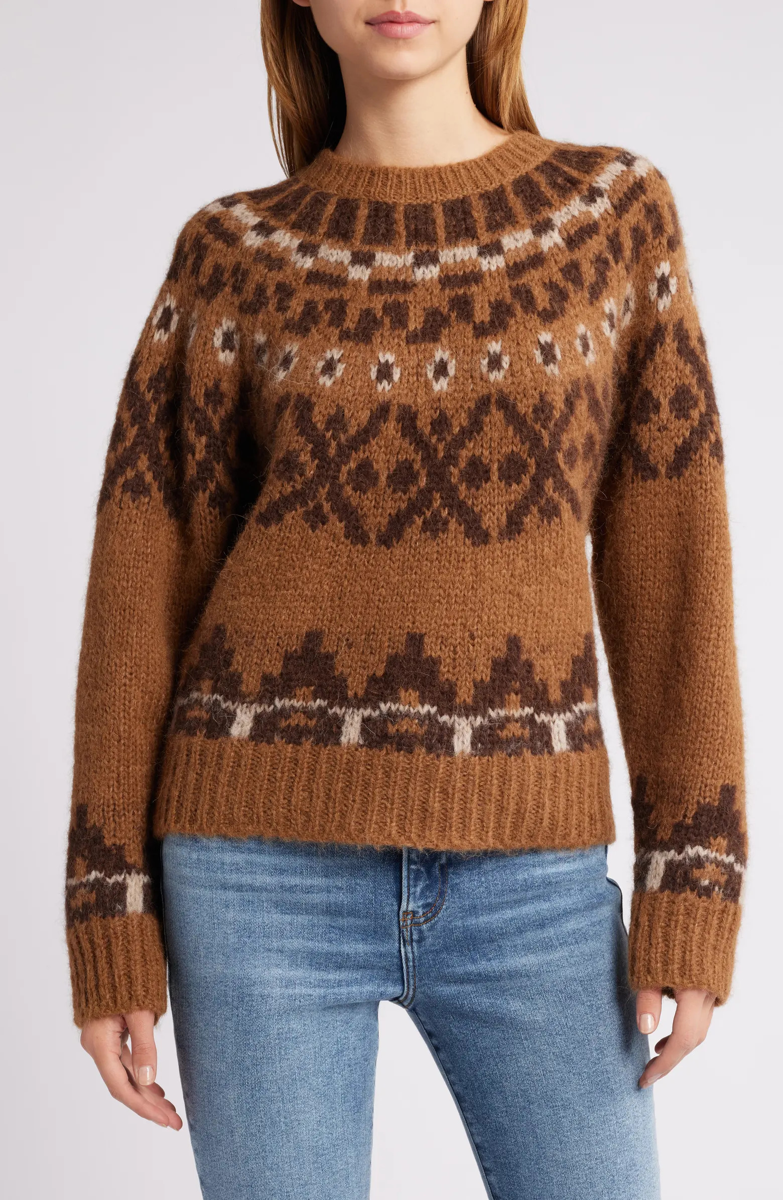 Fair Isle Alpaca Blend Sweater | Nordstrom