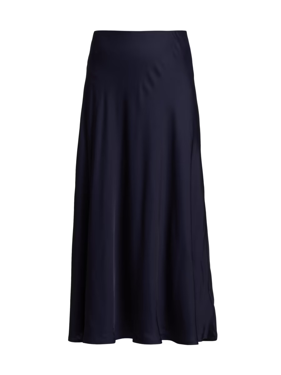 Clarisa Bias-Cut A-Line Maxi Skirt | Saks Fifth Avenue