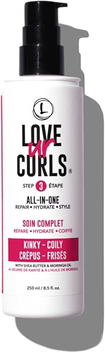 Love Ur Curls - Kinky Coily All in One Curl Cream Styler, Curling Cream for Curly Hair, Repair, D... | Amazon (US)