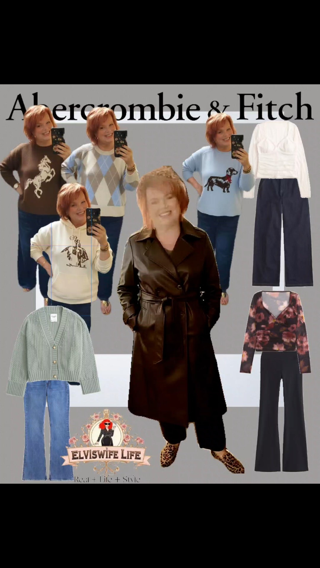 What I picked up at the Abercrombie and Fitch sale this weekend. I’m trying their trouser and boot, cut jeans, flared leggings, cozy, sweaters with fun graphics, and this amazing vegan leather trenchcoat. The LTK fall sale goes through 9/29, click through below, copy discount code, shop, and paste the code at checkout for. 25% off, which is stackable on sale items!

I am 5‘9“, I usually wear a 2X top, and xl-18 bottoms. I got all tops in xxl, curve love jeans in 35, other jeans in 36, as I’ve been told to go up one size in their jeans.  The trench is also an xxl.

Fall fashion, fall sale, cozy sweater, western theme, graphic print, denim dress, work clothes, elevated casual, date night


#LTKPlusSize #LTKMidsize #LTKFallSale