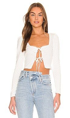 Alexie Tie Front Sweater
                    
                    ALL THE WAYS | Revolve Clothing (Global)