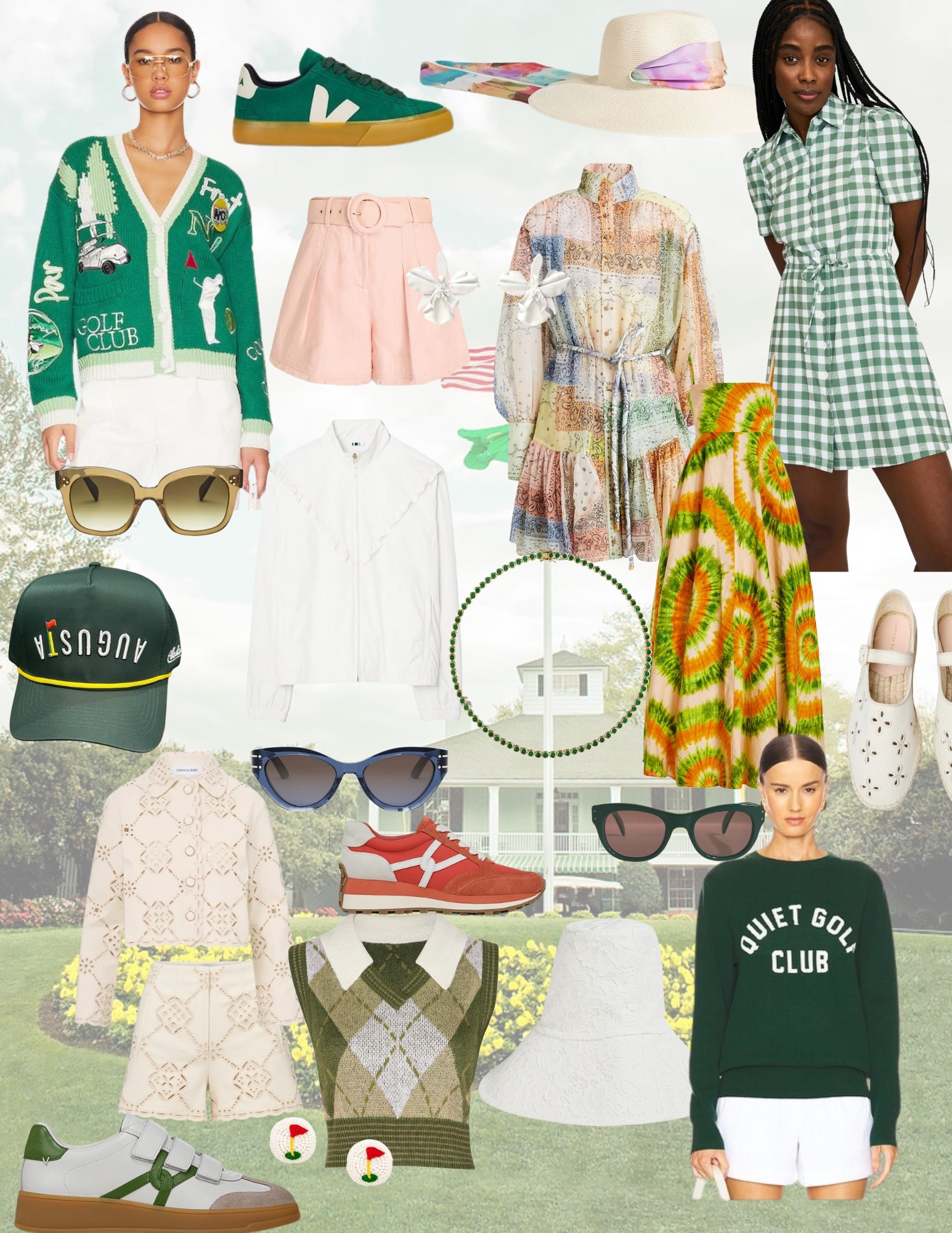 Masters outfits continued, because Georgia is on our mind. #TheMasters #Golf #parteetime #teetime #green