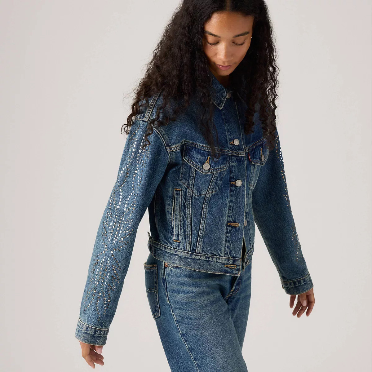 Levi's® Women's Shrunken 90's Trucker Jacket - Solargenic XS | Target