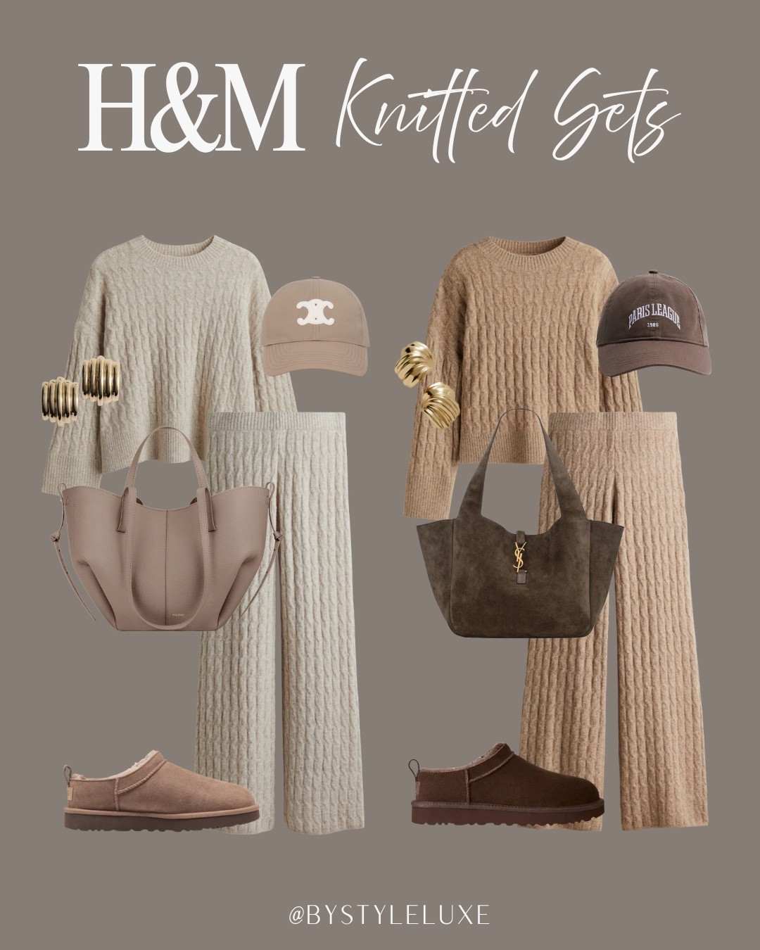 H&M Knitted Set - new in cosy cable knitted sets. Perfect for lounging, gifting, travelling, school run, errand runs etc

#coord #knittedset #autumnoutfit 

#LTKstyletip #LTKautumn #LTKwinter