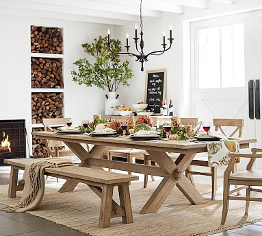 Toscana Extending Dining Table, Seadrift | Pottery Barn (US)