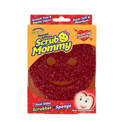 Scrub Daddy SE Red Velvet Heart Sponges - 1ct | Target