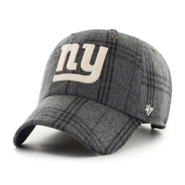 NEW YORK GIANTS HISTORIC WINDOWPANE PLAID '47 CLEAN UP | '47Brand