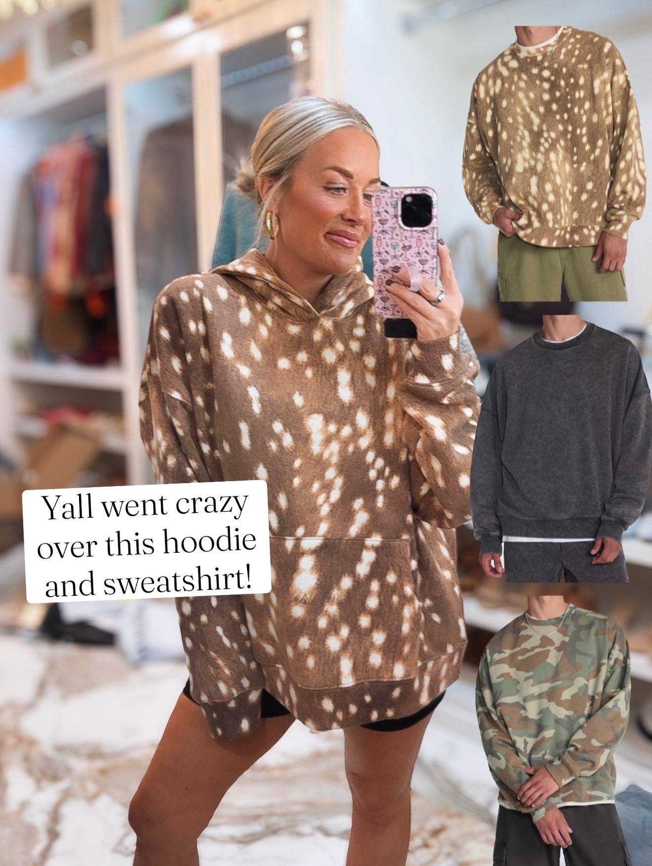 Yall went crazy over this hoodie and sweatshirt!