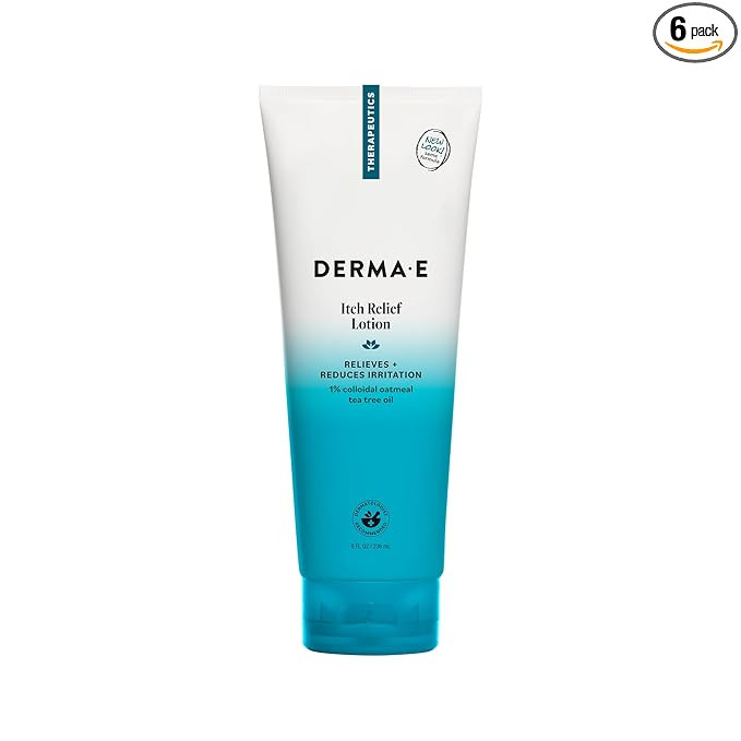 Derma E Itch Relief Lotion – Anti-Itch for Dry Skin – Soothing Itchy Skin Cream – Lightweig... | Amazon (US)