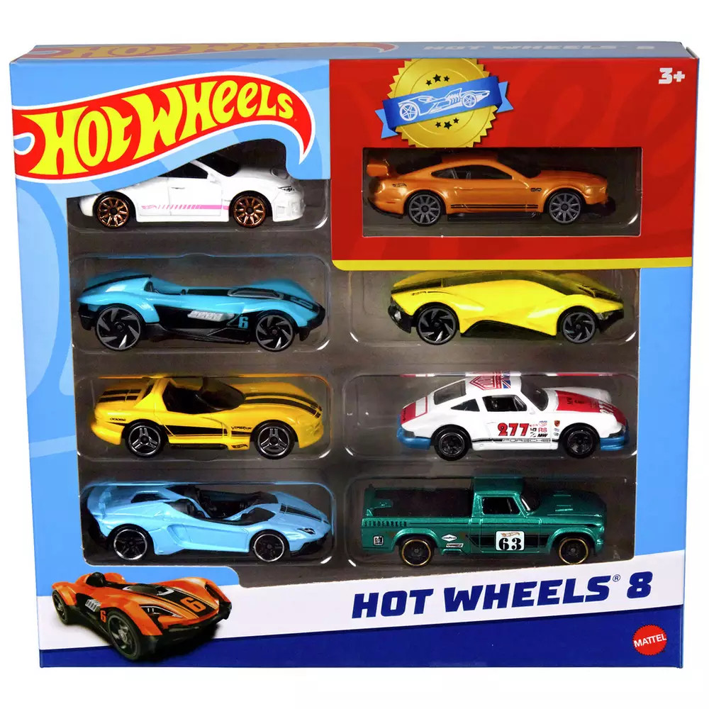 Buy Hot Wheels Car Assortment - Pack of 8 | Toy cars and trucks | Argos | argos.co.uk