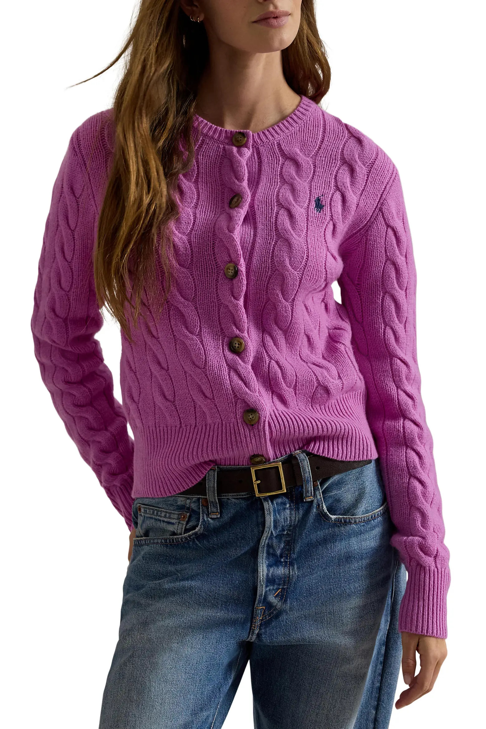 Cable Knit Wool & Cashmere Cardigan (Women) | Nordstrom | Nordstrom