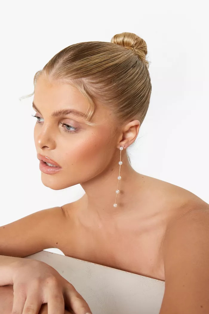 Pearl Drop Statement Earrings | Boohoo.com (UK & IE)