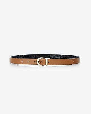 Mini Round Buckle Reversible Belt | Express