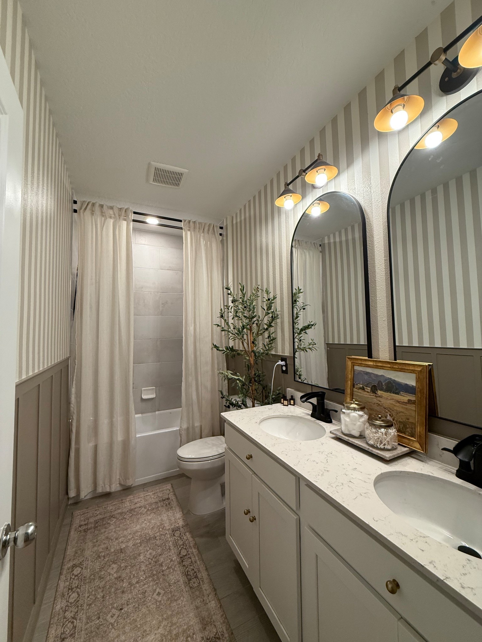 new bathroom upgrade !! 
*lights are no longer sold*

#LTKFindsUnder50 #LTKHome #LTKSaleAlert