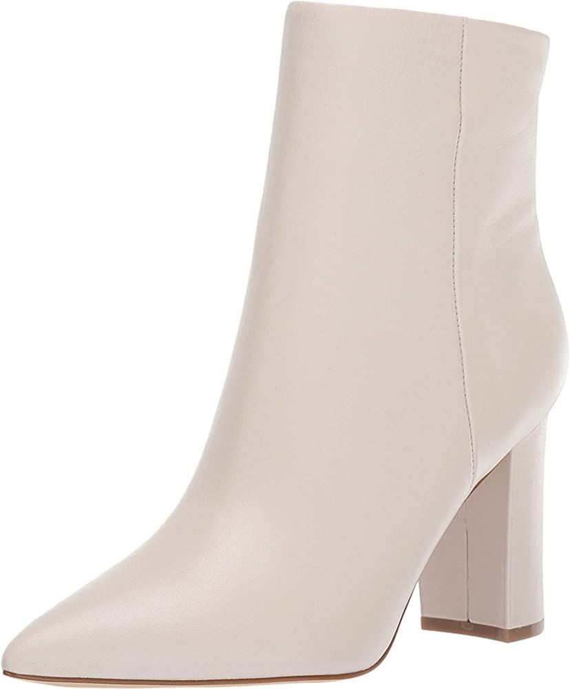 Amazon.com | Marc Fisher LTD Women's ULANI Ankle Boot, Black Leather, 8.5 | Ankle & Bootie | Amazon (US)
