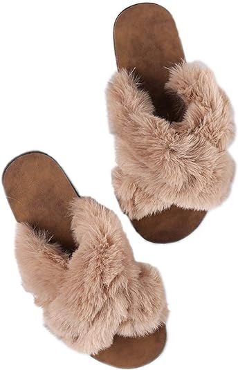 DKKK Women's Cute Animal Summer Linen Slippers Open Toe Non-Slip Rubber Sole House Sandals | Amazon (US)